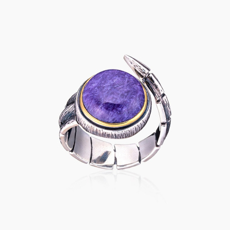 Серебряное кольцо «Чертополох»