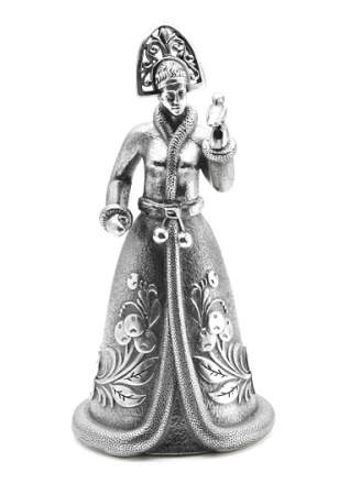 Серебряный колокольчик «Снегурочка»