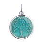 Подвеска из серебра с эмалью «Древо жизни»