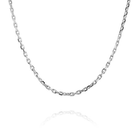 Цепь серебряная «Якорная»