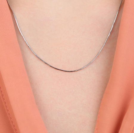 Цепь серебряная «Снейк»