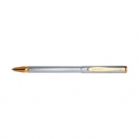 Серебряная ручка с позолотой