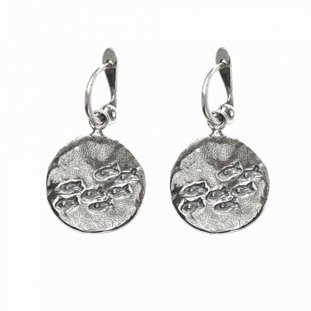 Серебряные серьги «Аквариды»