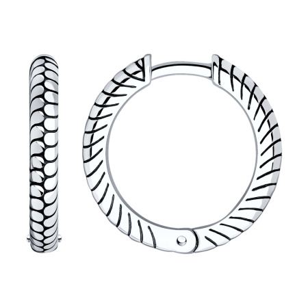 Серьги из серебра