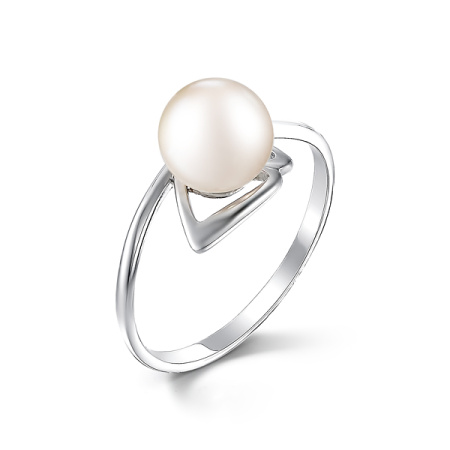 Серебряное кольцо с жемчугом