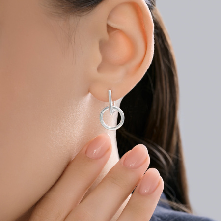 Серьги из серебра