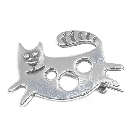 Серебряная брошь «Филимон»