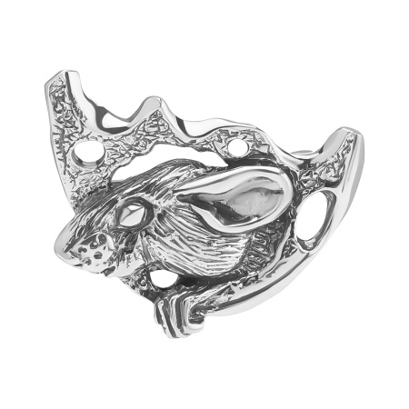 Брошь-кулон из серебра крыса «Рататуй»