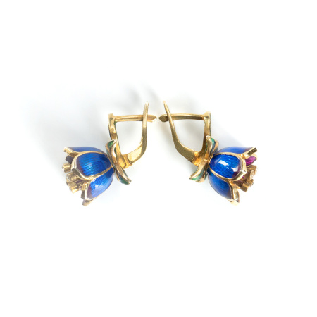 Серебряные серьги «Колокольчики»