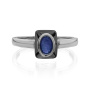 Кольцо из серебра с сапфиром