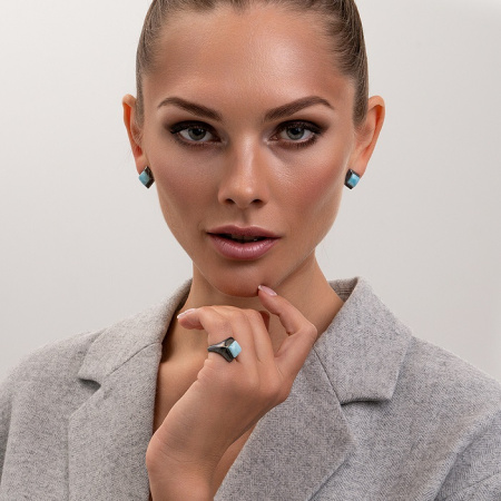 Серебряное кольцо «Небесное Око»