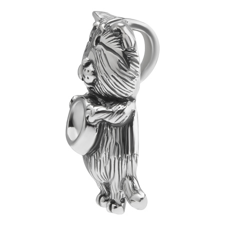 Подвес из серебра «Воробьянинов кот с миской»