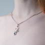 Кулон из серебра «Семерка»