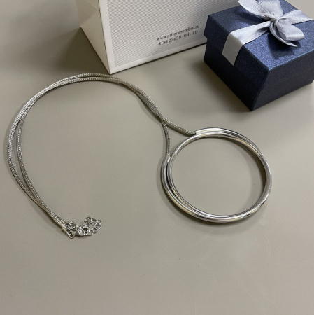 Колье из серебра