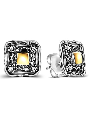 Серьги серебряные