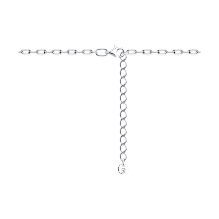 Серебряное колье «Сердце»