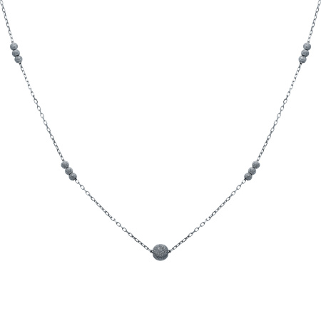 Серебряное колье