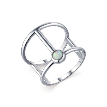 Кольцо из серебра с опалом