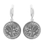 Серебряные серьги «Древо жизни»