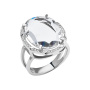Серебряное кольцо с горным хрусталем