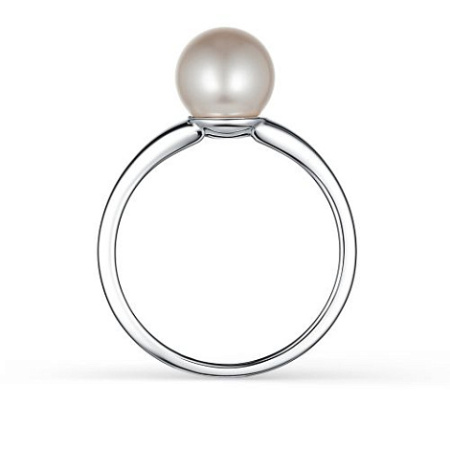 Серебряное кольцо с жемчугом