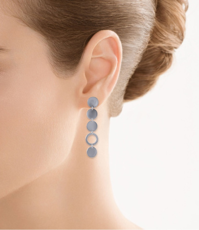 Серебряные серьги «Bubbles»