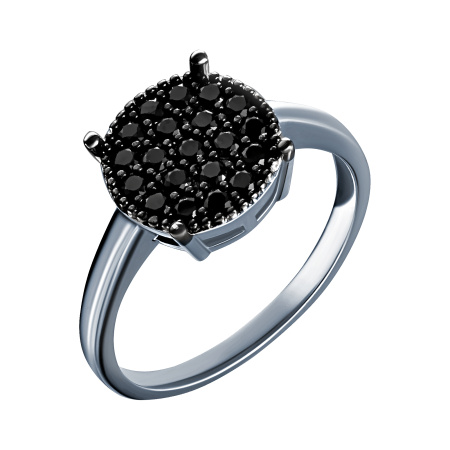 Кольцо из серебра с шпинелью