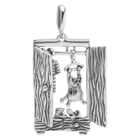 Серебряная подвеска «Гардероб»