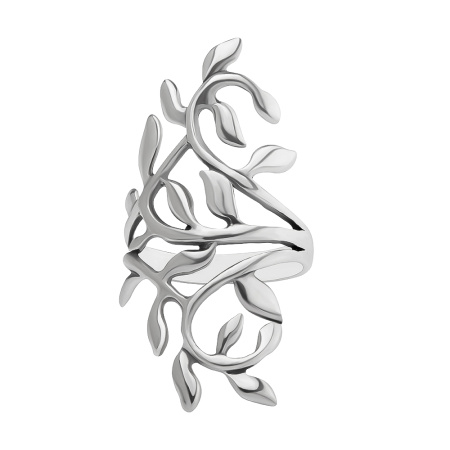 Серебряное кольцо «Лавр»