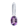 Подвеска из серебра с аметистом