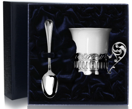 Чашка кофейная «Богема» с ложкой