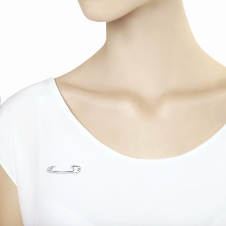 Булавка из серебра