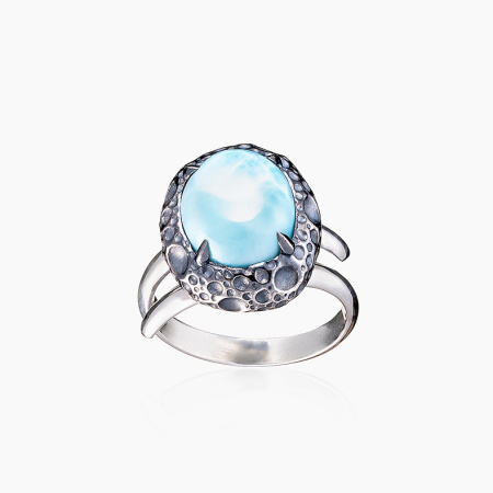 Серебряное кольцо «Небесный Сателлит»