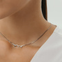 Серебряное колье «Птицы»