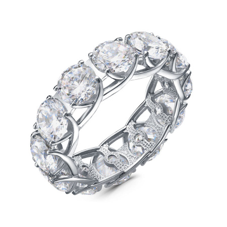 Серебряное кольцо с фианитами