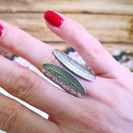 Серебряное кольцо «Орнамент»