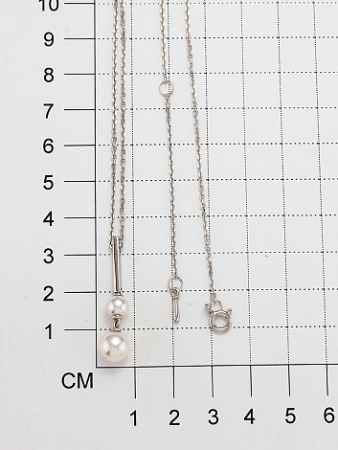 Колье из серебра с жемчугом