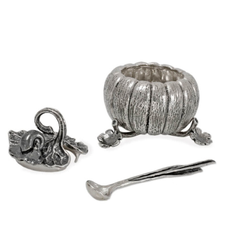 Серебряная солонка «Тыковка»