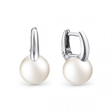 Серебряные серьги с жемчугом