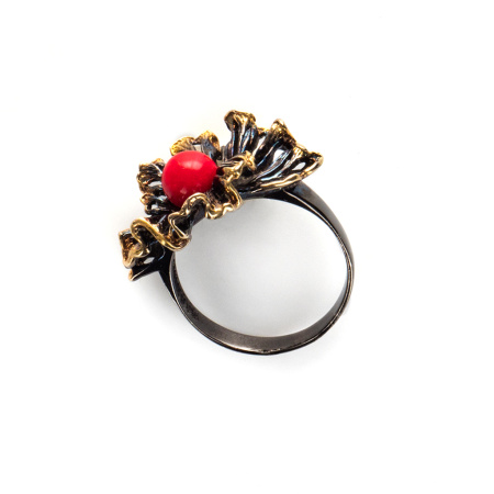 Серебряное кольцо «Фриволите»