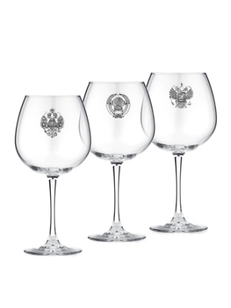 Серебряные бокалы для вина «Эпохи»