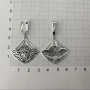 Серебряные серьги «Росинка»