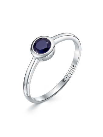 Кольцо из серебра с сапфиром