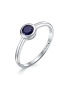 Кольцо из серебра с сапфиром