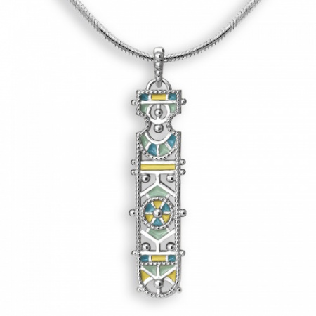 Подвеска из серебра с эмалью «A la Rus»