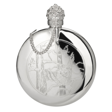 Фляга из серебра «Тетерев Охотничья»