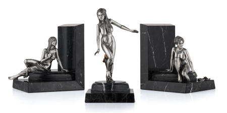 Книжные упоры «Купальщицы» 3 фигурки