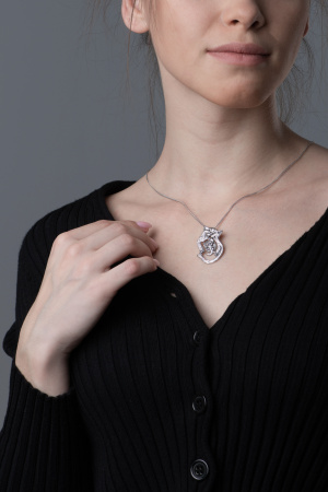 Подвеска из серебра «Котомама»