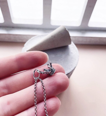 Серебряная подвеска «Корона»