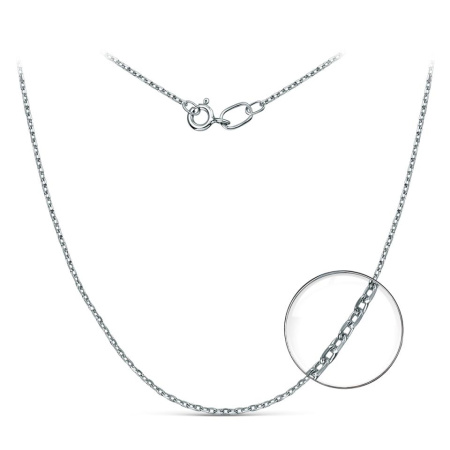 Серебряная цепь якорная